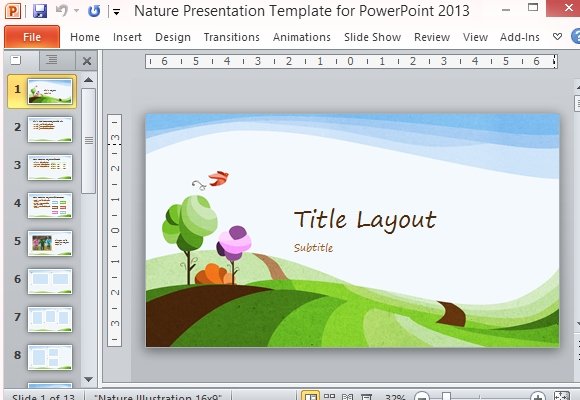 Nature-Inspired-Presentation-Template