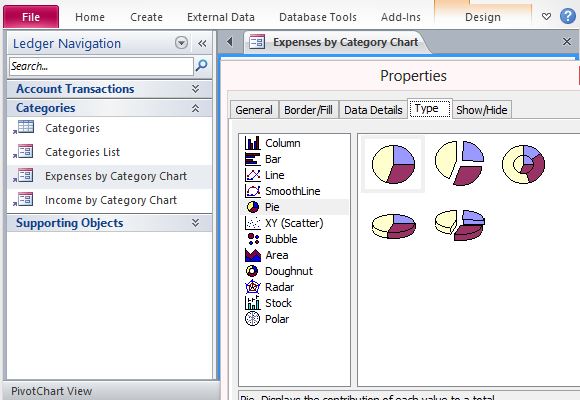 Create Charts to See Your Personal Account Data in a Visual Format