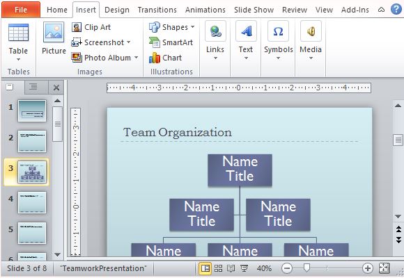 Display Your Organizational or Team Structure in a Diagram