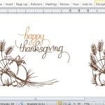 Beautifully Designed Thanksgiving Template