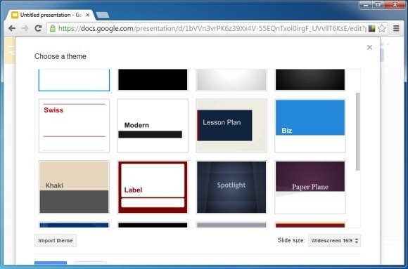 google slides themes
