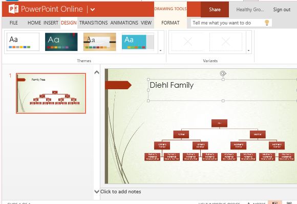 Easily Edit and Change the Information for Your Own Unique Family