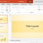 Bright Yellow Template for PowerPoint Presentations