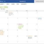 Print Out the Timeline Calendar Template or Embed in a Report