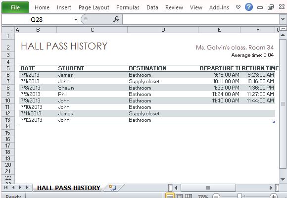 Beautiful, User-Friendly Template for Teachers