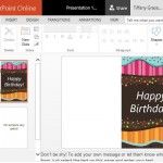 Vibrant and Festive Birthday Card Template for PowerPoint