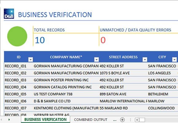 Business verification app
