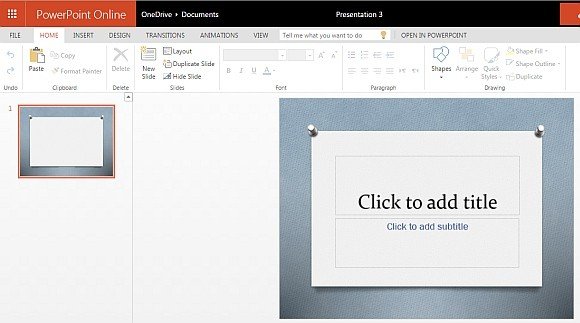 Pushpin PowerPoint template