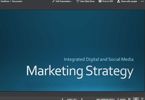 Marketing Strategy PPT template