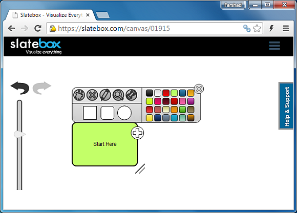 Slatebox settings