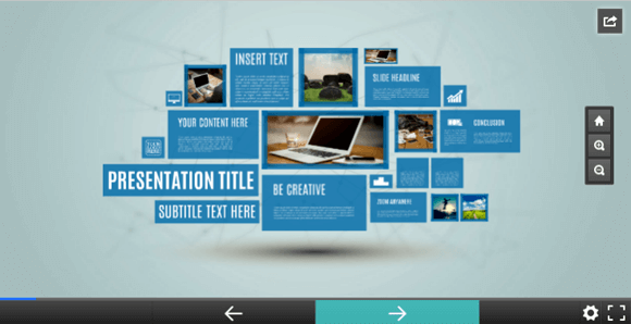 Content wall Prezi template