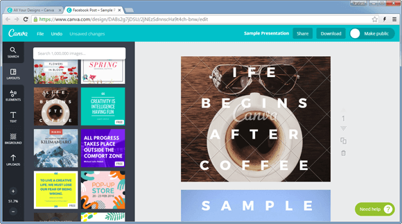 Canva infographics