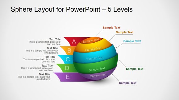 3D sphere PowerPoint template