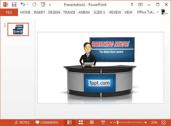 Newscaster clipart