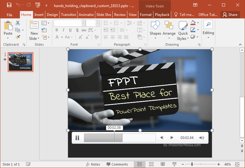 clapboard PowerPoint Templates