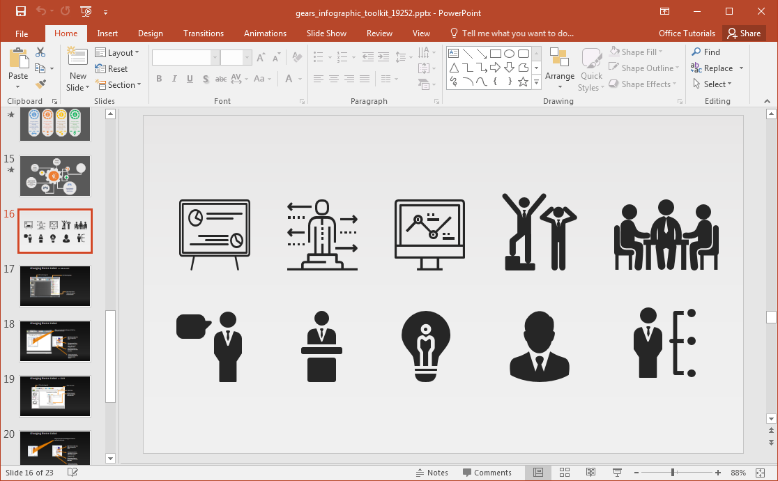 Icons for PowerPoint