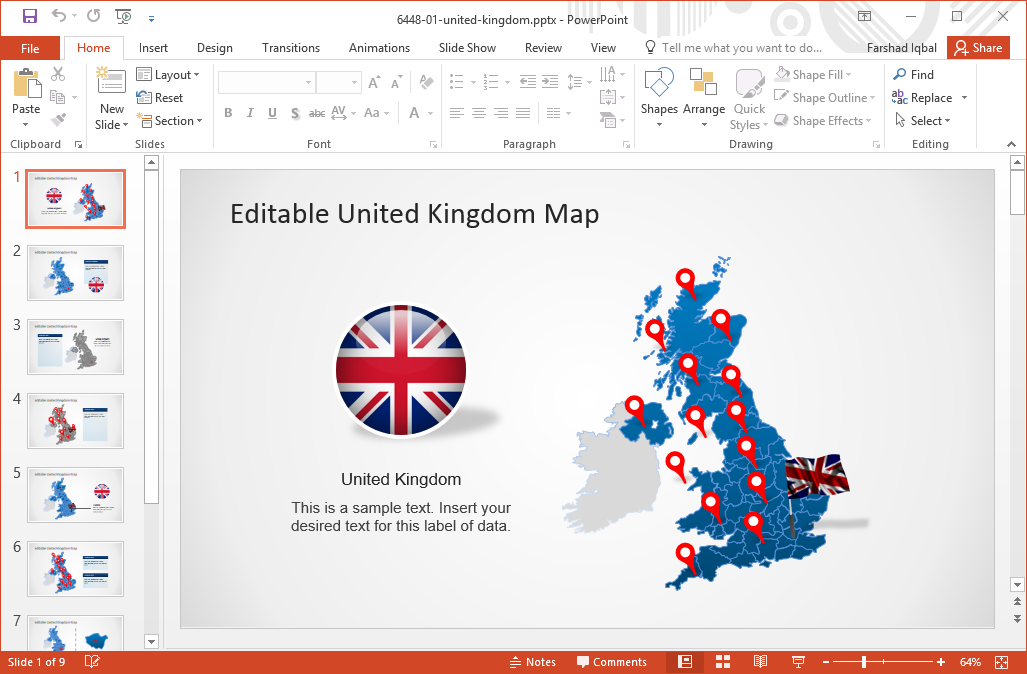editable-map-of-uk-for-powerpoint