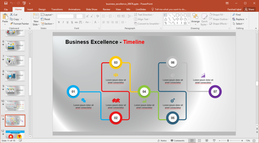 Animated Business Excellence Template For PowerPoint