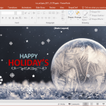 Animated Winter and Holiday Season PowerPoint Template