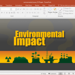 Animated Environmental Issues powerPoint Template