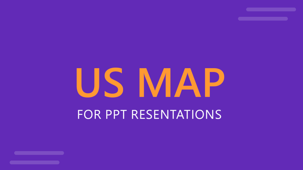 US Map for PPT Presentations