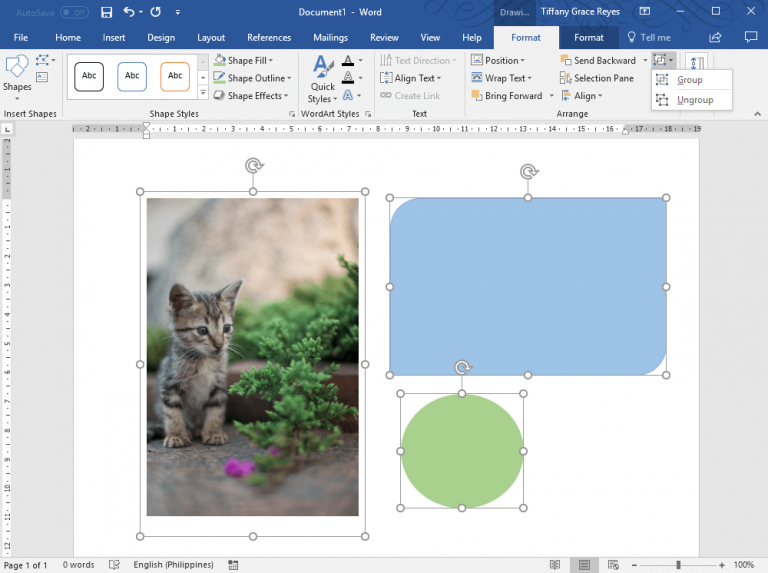 How to Group Pictures in Word (Step by Step)