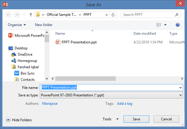 PPT File Format - PowerPoint File Extension