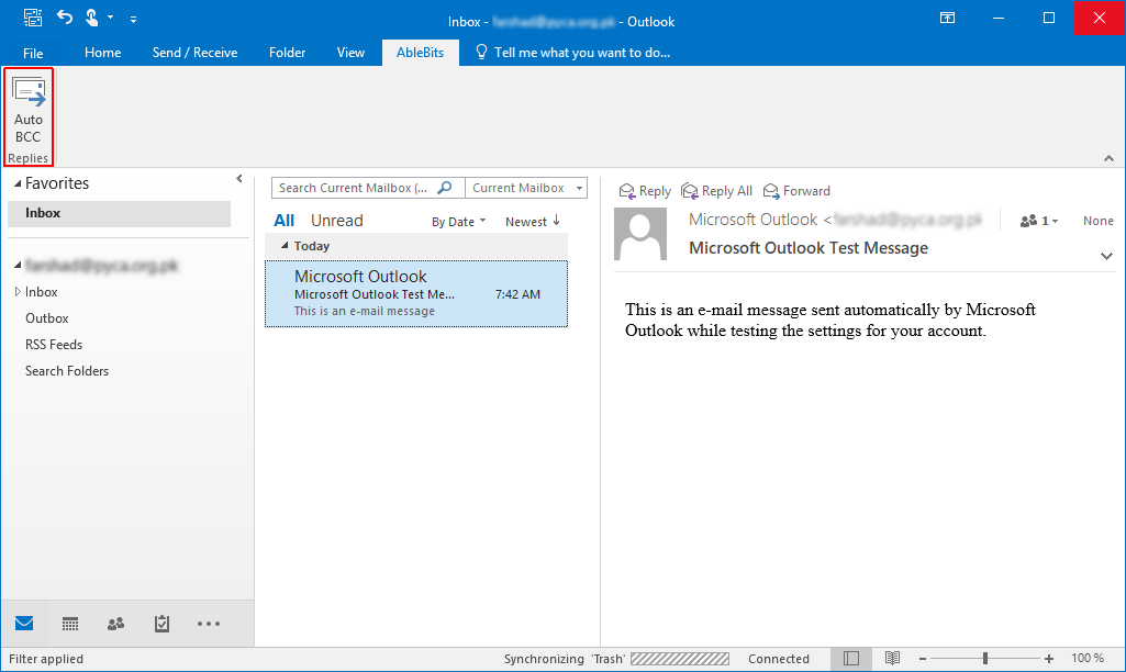 Automatically Use CC or BCC for Microsoft Outlook
