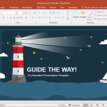 Animated Guide the Way PowerPoint Template