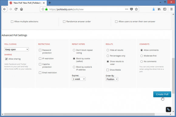 Polldaddy Create Surveys and Polls Online with Polldaddy
