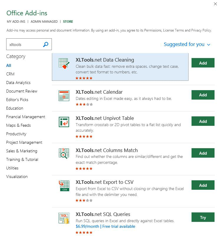 Get-Xltools-from-Appsource