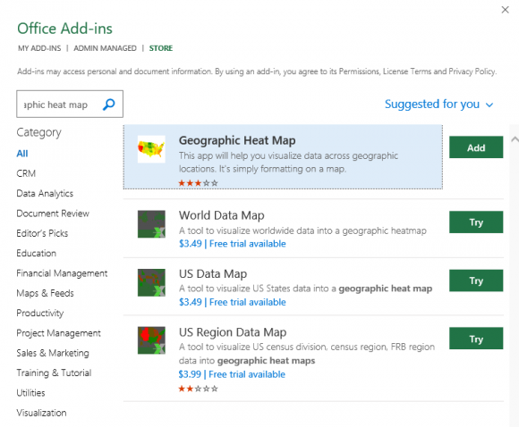 How to Make a Geographic Heat Map - Get Geographic Heat Map Add In 580x478 