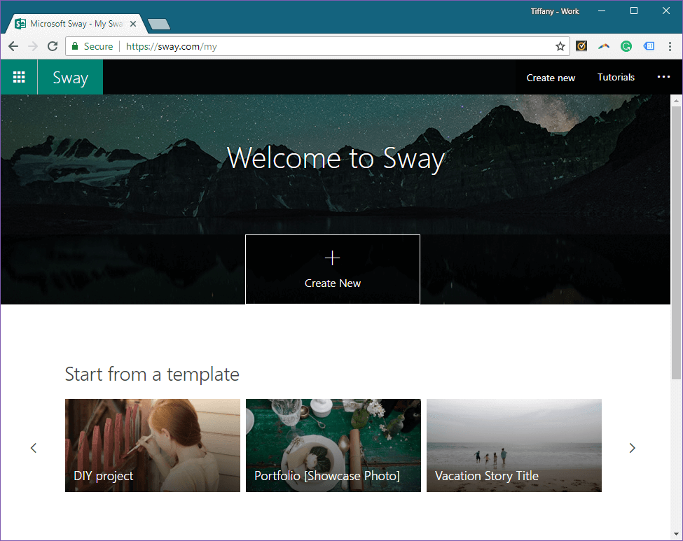 Start Using Sway on the Web