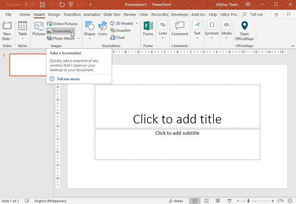 Take Screenshot in PowerPoint - Learn how to make a screencast with PowerPoint