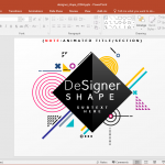 Animated Designer Shapes PowerPoint Template