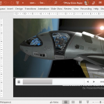 Animated Spaceship Video PowerPoint Template