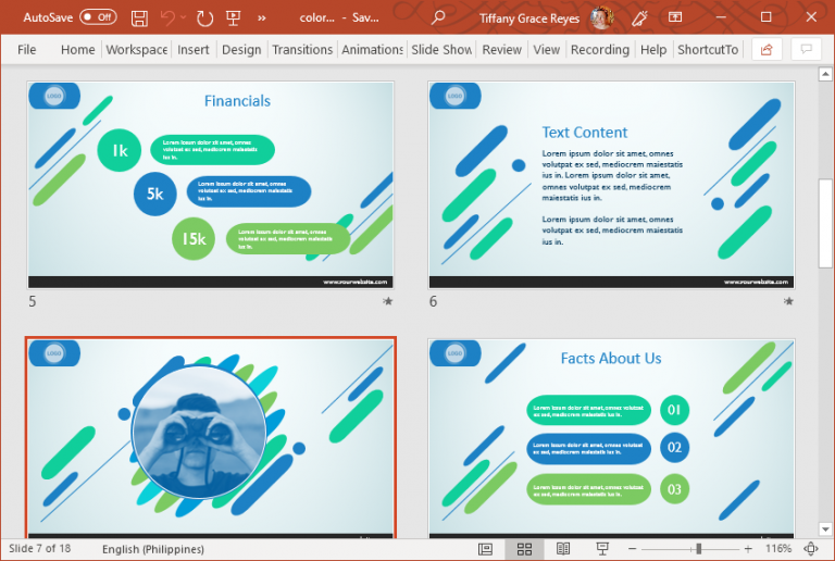Moving Line Animation Ppt Animated Colorful Lines PowerPoint Template