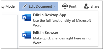 Edit Document in Word