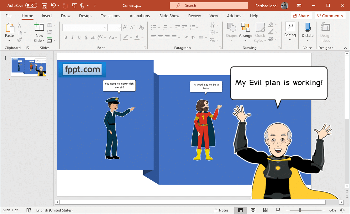 pixton comic characters for powerpoint