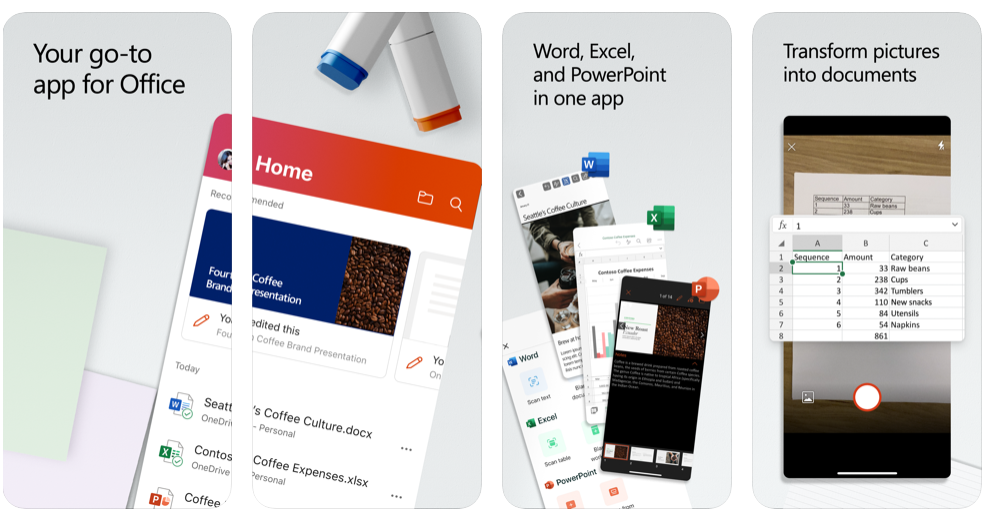 microsoft office app for ios