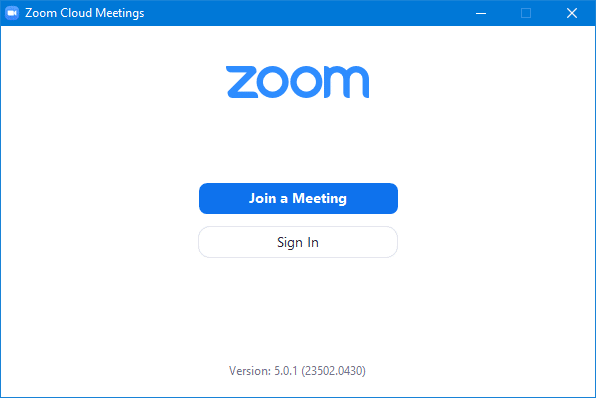 zoom log in