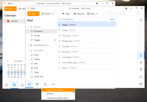 eM Client 8: Now with New Gestures & Cloud Storage Support