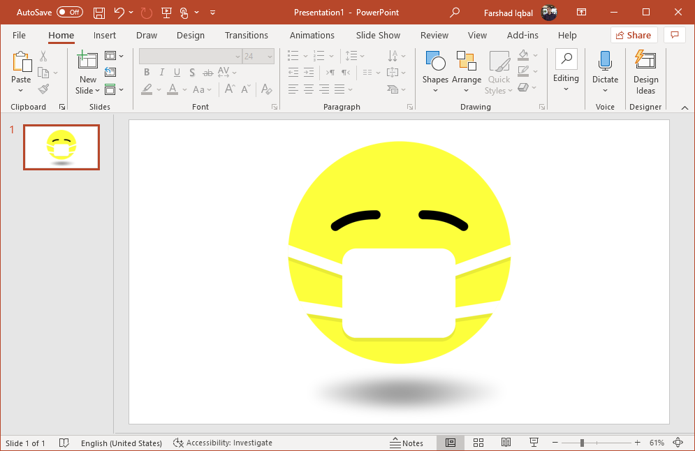 emoji wearing a mask clipart