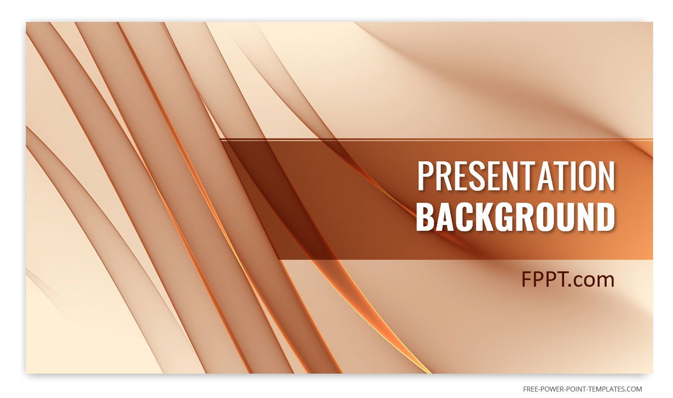 Free Light Waves Presentation Background