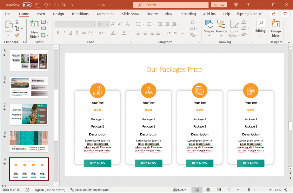 Animated Pro Travel PowerPoint Template