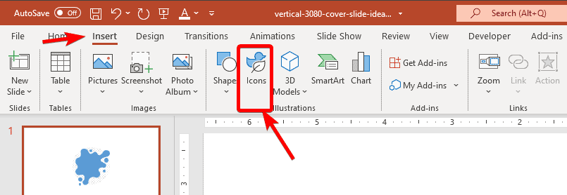 Insert Icons and visual aids in PowerPoint - Inserting icons for PowerPoint - A great future of PowerPoint