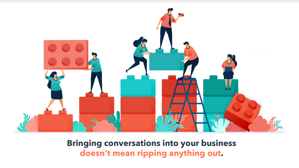 Bringing conversations into your business - Infographic