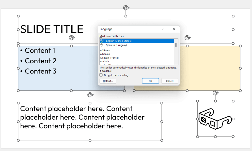How to change language in PowerPoint