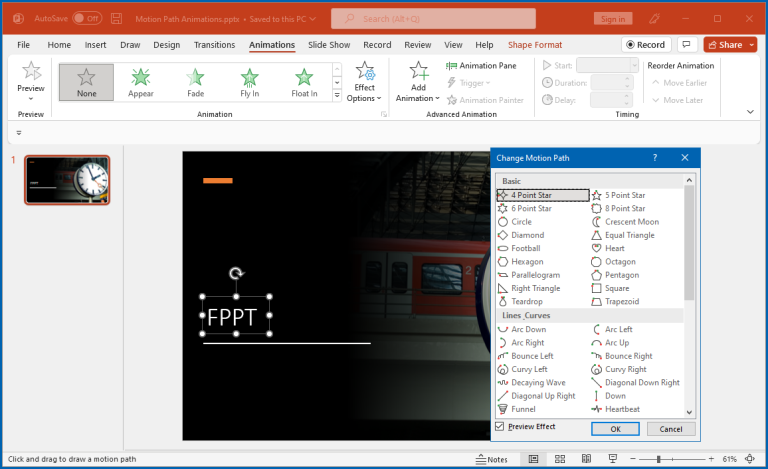 What Are Motion Paths Animations in PowerPoint and How to Use Them?