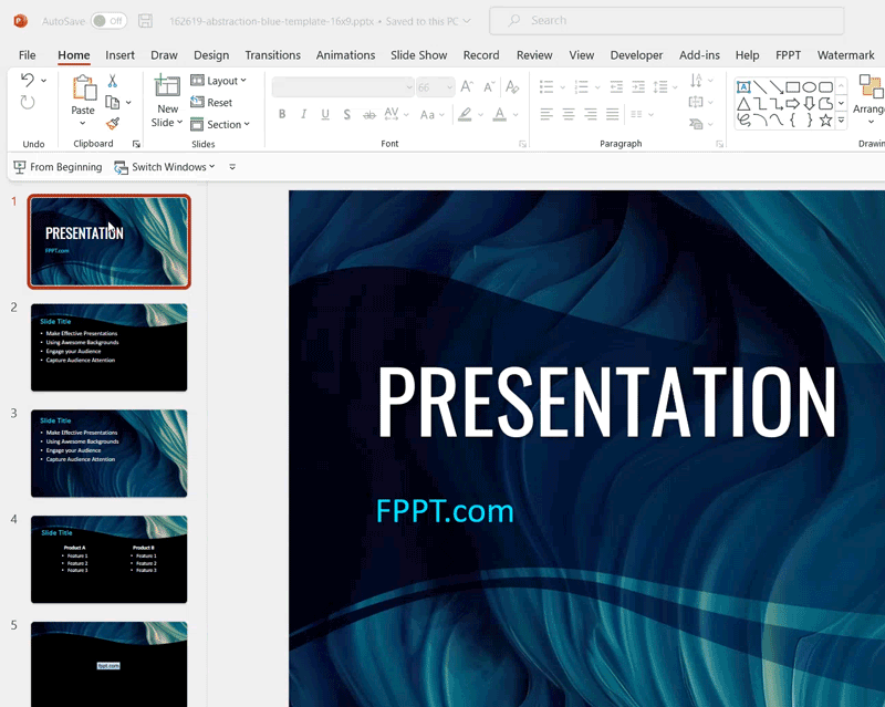 How to Apply Transition to All Slides in a PowerPoint Presentation